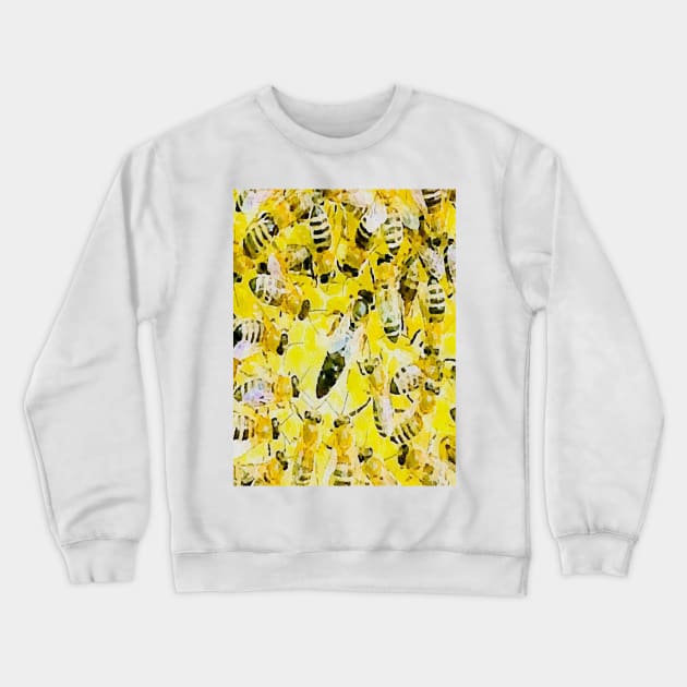 Swarm of bees Crewneck Sweatshirt by Banyu_Urip